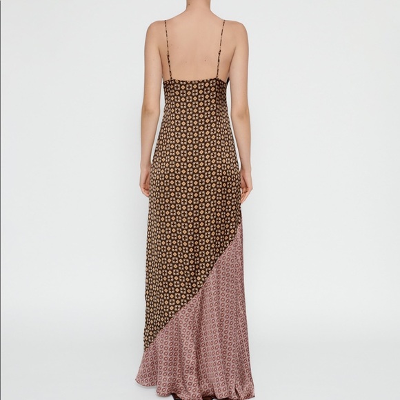 Zara Dresses & Skirts - {Zara} Gorgeous Silky Patchwork Long Dress